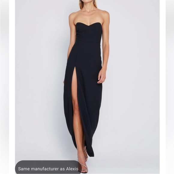 o.p.t Dresses & Skirts - ▪️O.P.T Votna Evening Elegant Side Split Stretch Minimalist Strapless Maxi Dress